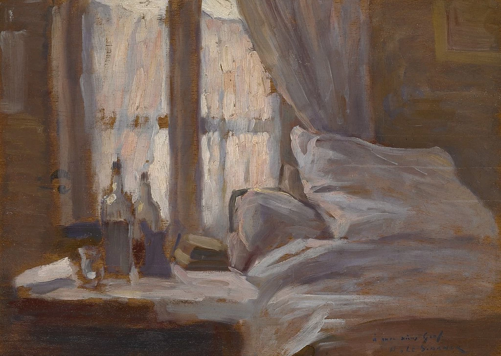 Henri Le Sidaner - 137, La Camera da letto, Indianapolis Museum of Art